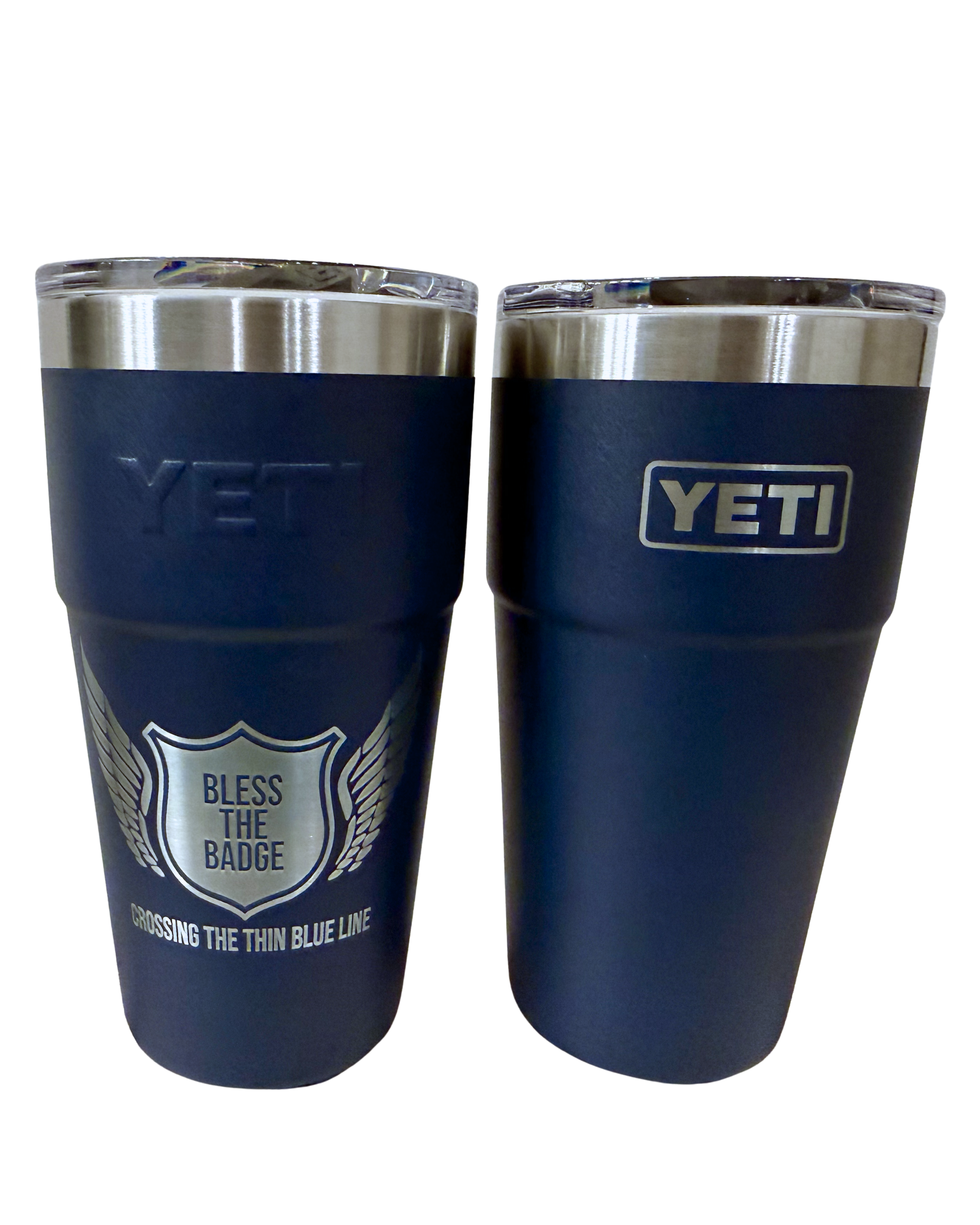 Bless The Badge YETI Stackable Cup